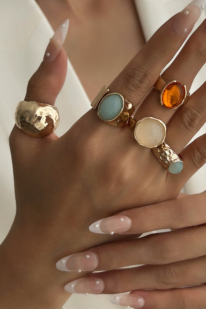 Otevřený prstenový set se strass