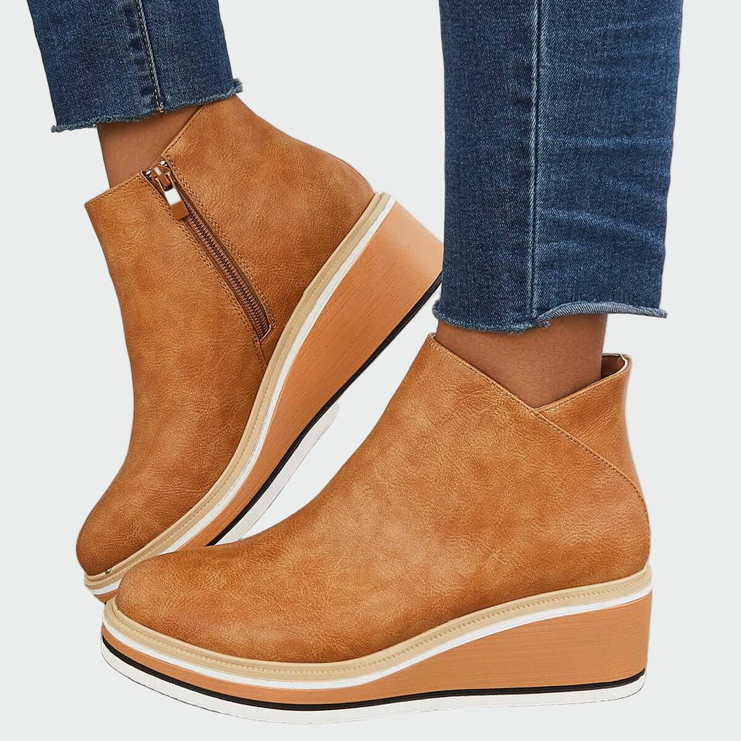 Kožené ortopedické boty