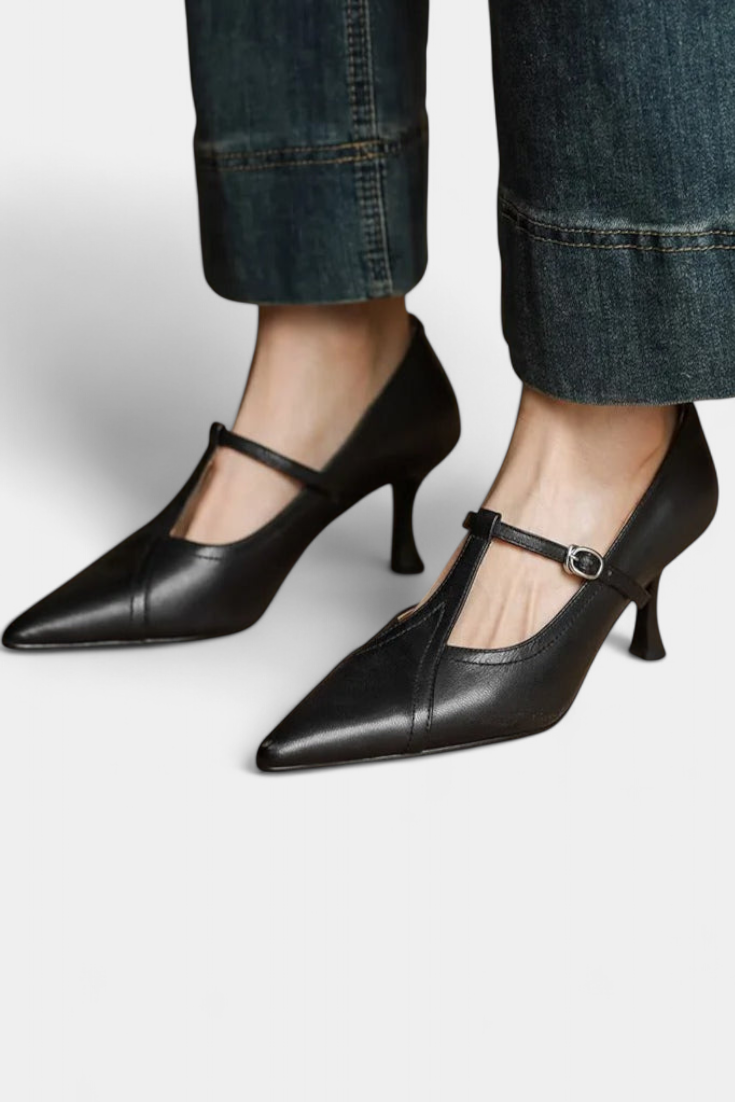 Sofia - Elegantní T-Bar podpatky