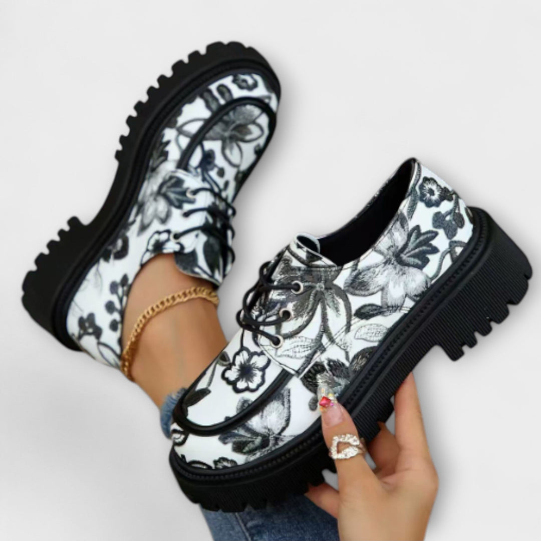 Sandra - Retro Klasické Mokasíny se Stylem