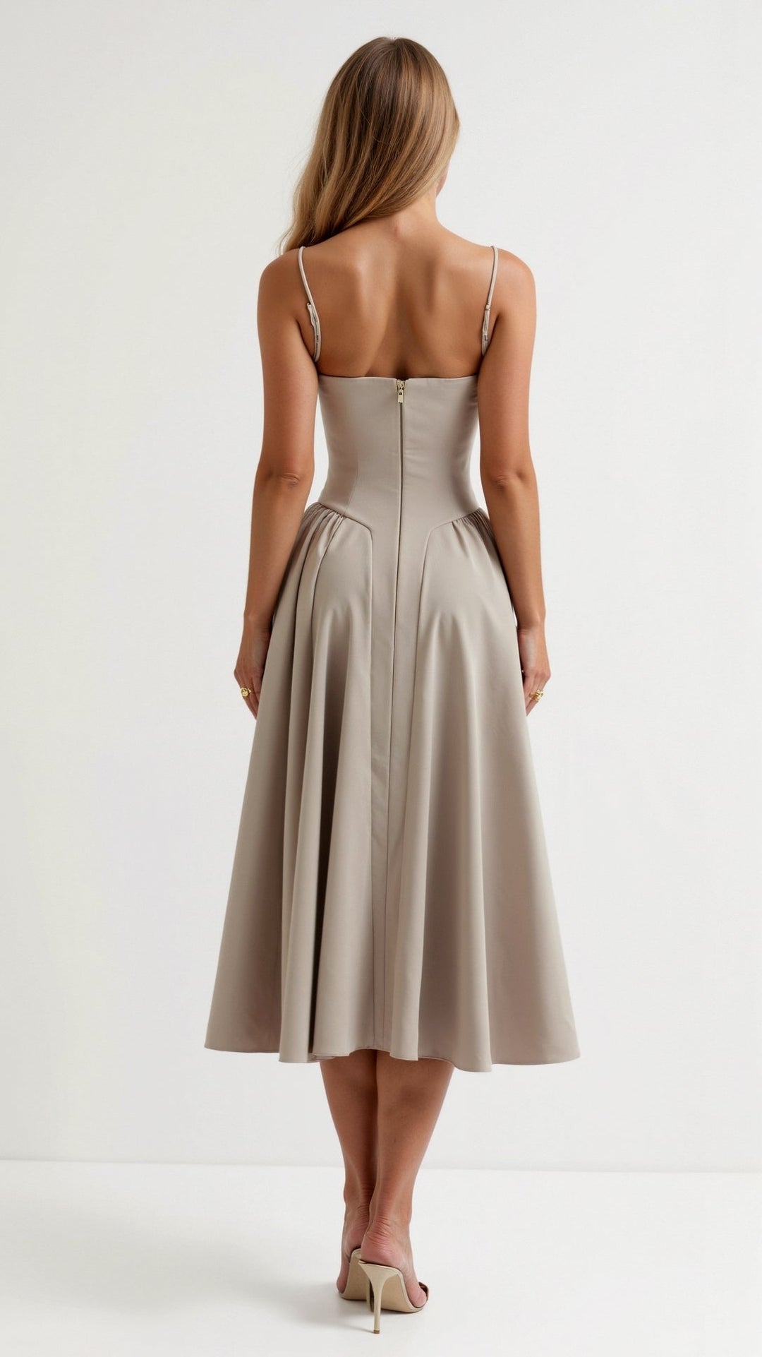 Odette Elegancia | Midi šaty se strukturovaným korzetem