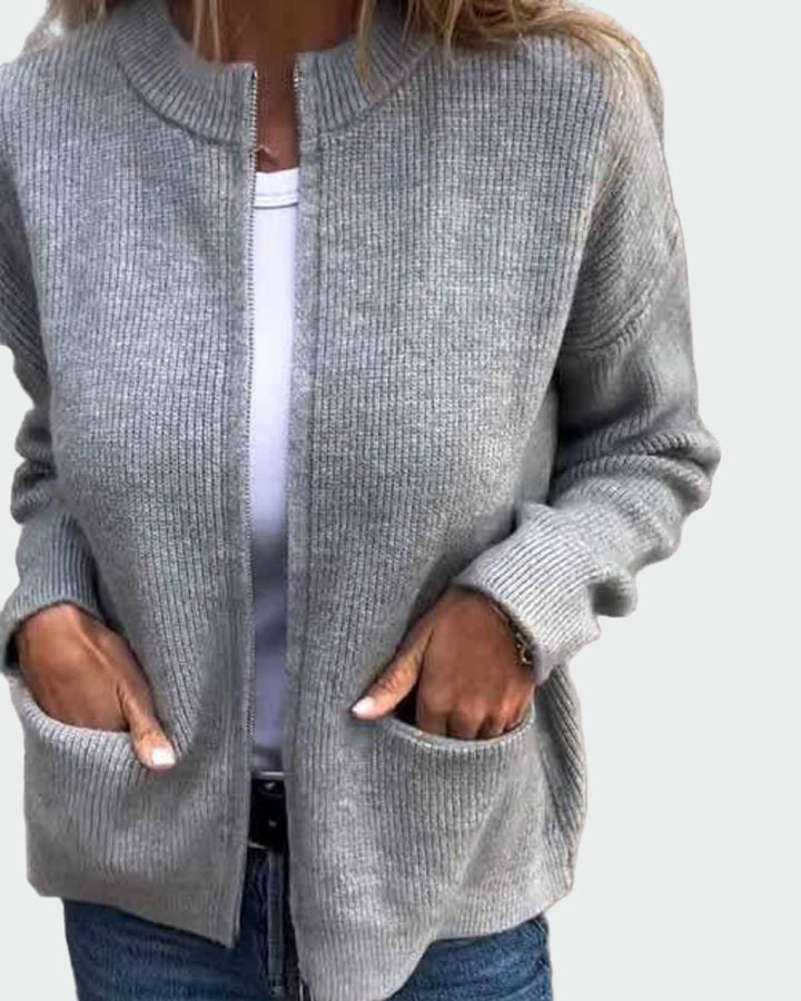 Bavlněná pletená bunda