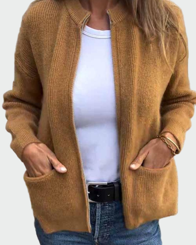 Bavlněná pletená bunda