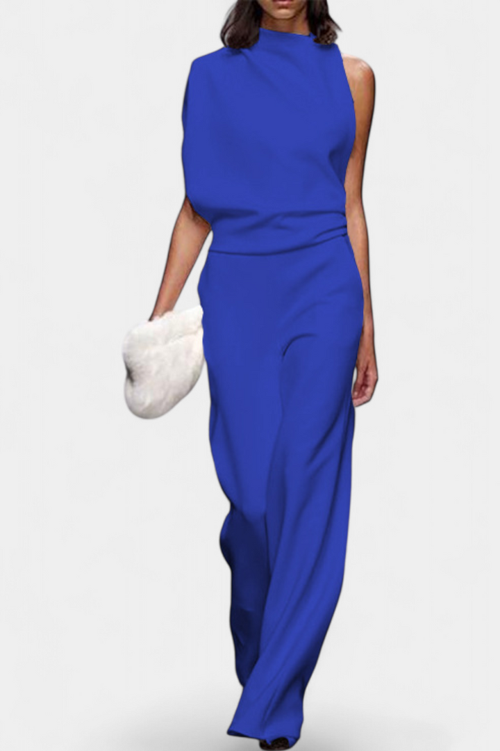 Etta | Asymetrický overal s volnými nohavicemi