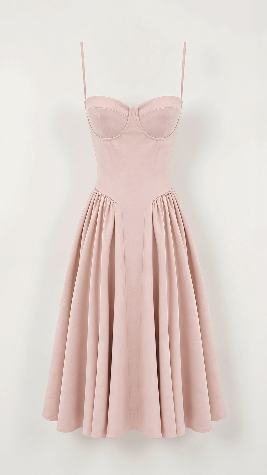 Odette Elegancia | Midi šaty se strukturovaným korzetem