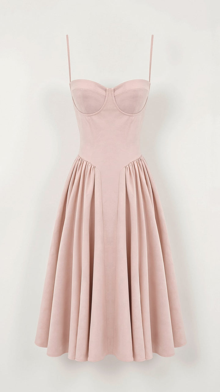 Odette Elegancia | Midi šaty se strukturovaným korzetem