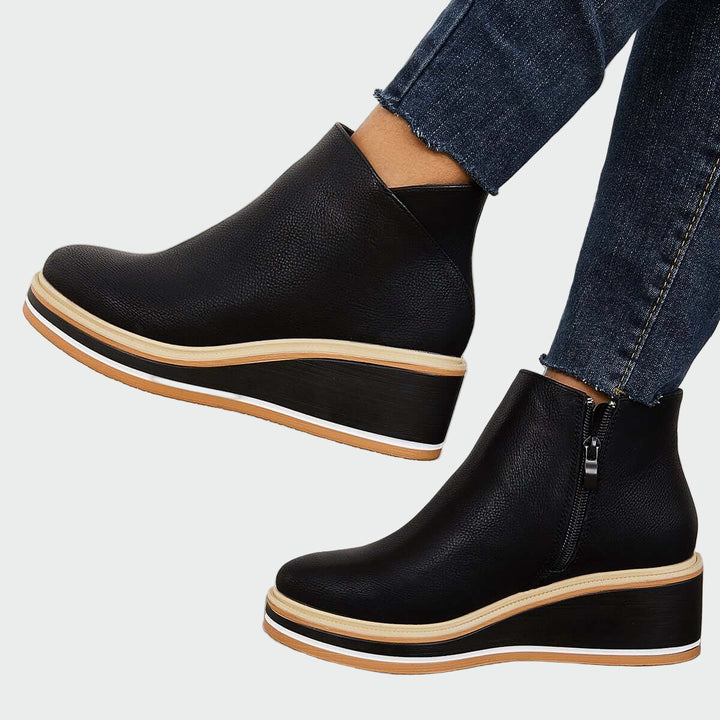 Kožené ortopedické boty