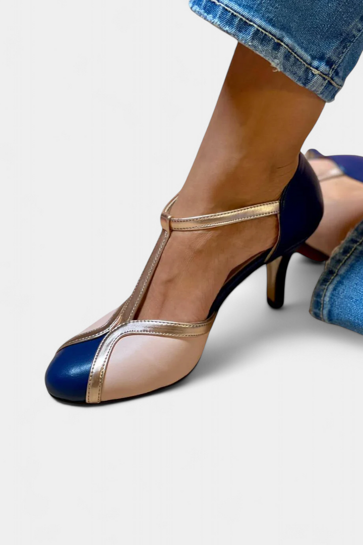 Carla | Dvoubarevné vysoké podpatky s rafinovaným dotekem