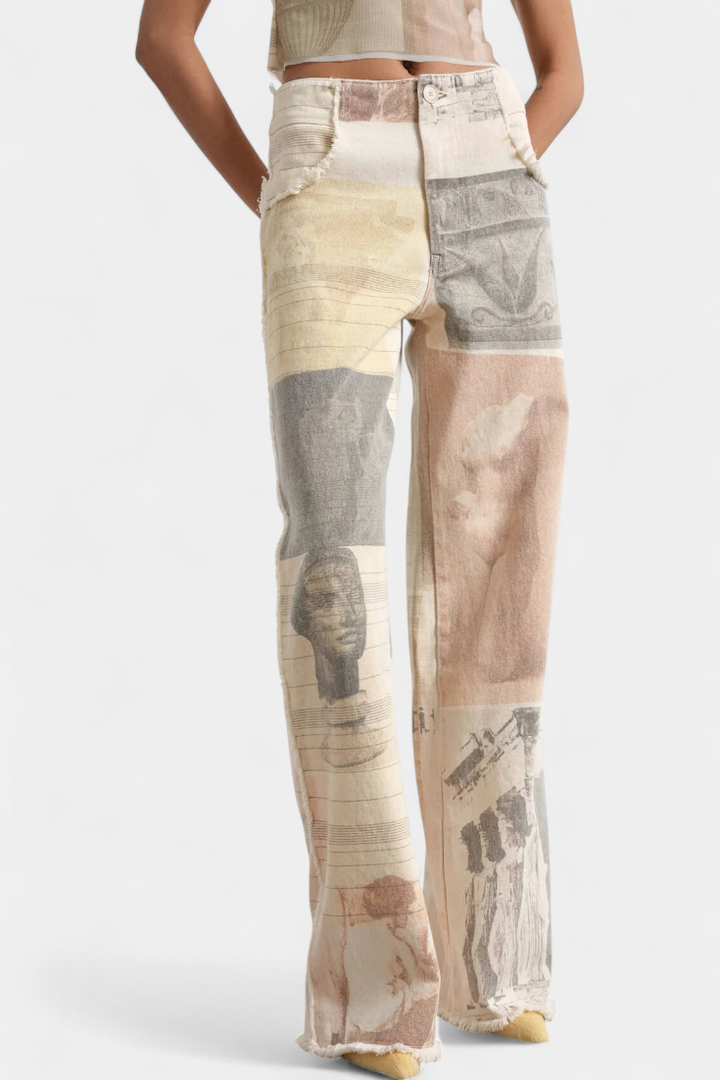 Paula | Plátěné Kalhoty