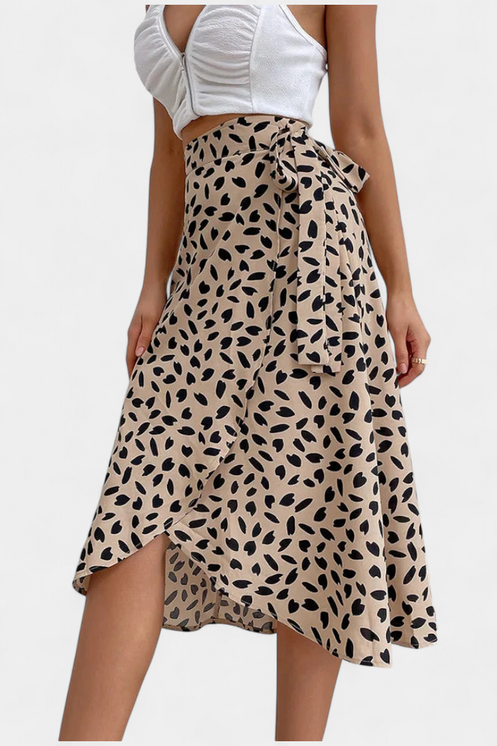 Cami | Boho styl obtočené sukně s asymetrickým vzorem