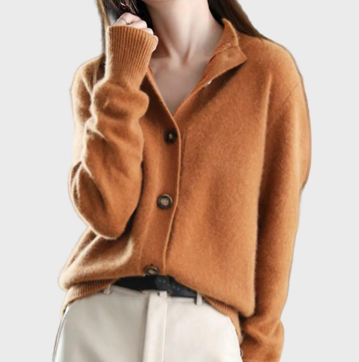 Elegantní a Pohodlný Pletený Žaket