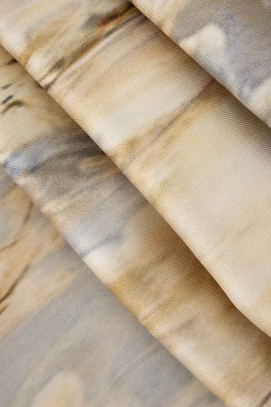 Inna | Kalhoty s vysokým pasem a mramorovým vzorem