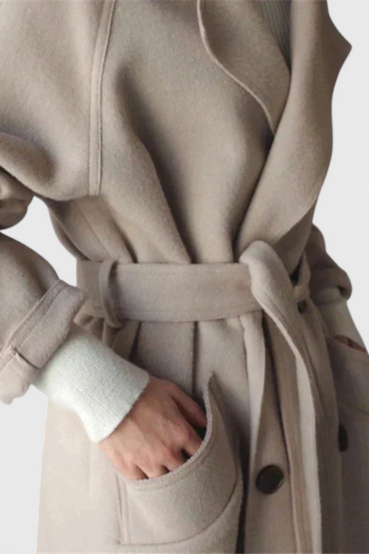 Clara - Dlouhý Vlněný Kabát