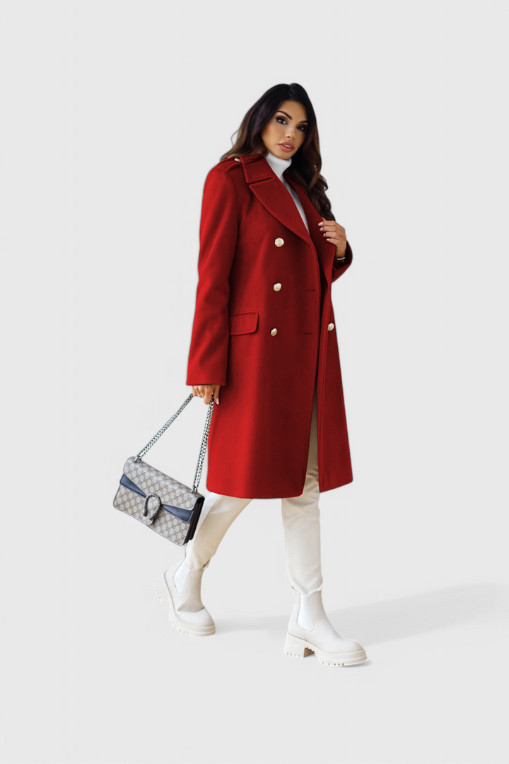 Isabel - Vlněný Klasický Kabát