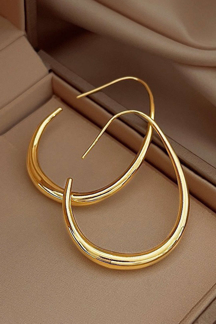 Kovové Oválné Náušnice