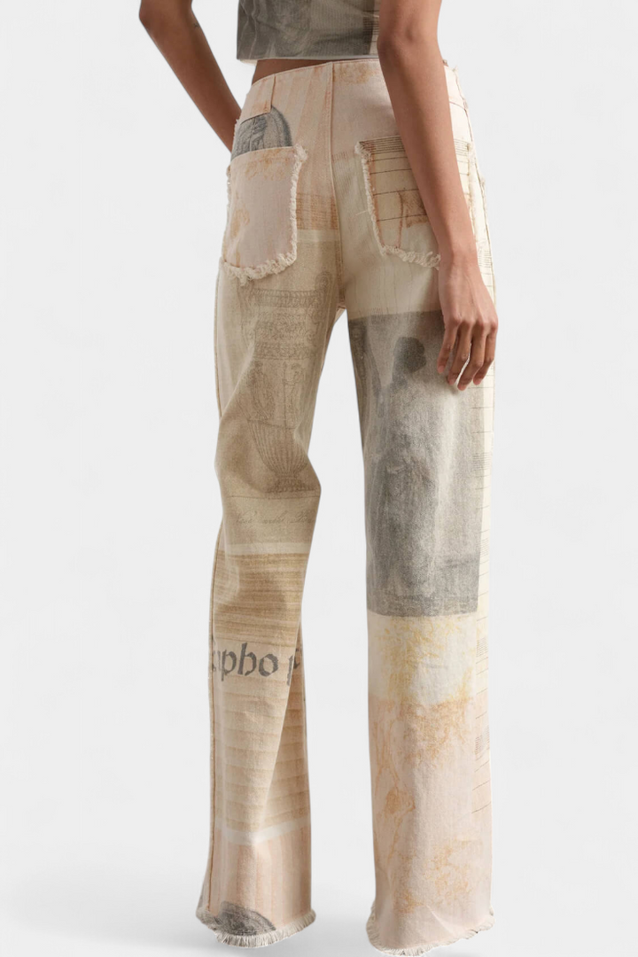 Paula | Plátěné Kalhoty