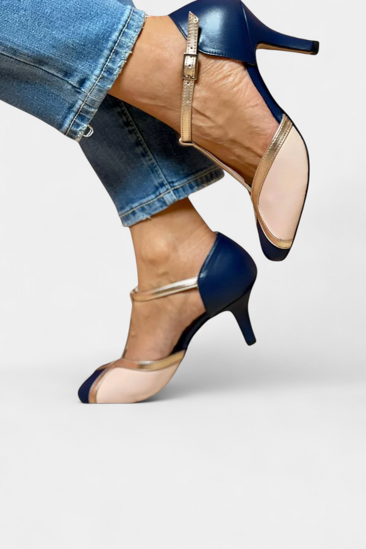 Carla | Dvoubarevné vysoké podpatky s rafinovaným dotekem