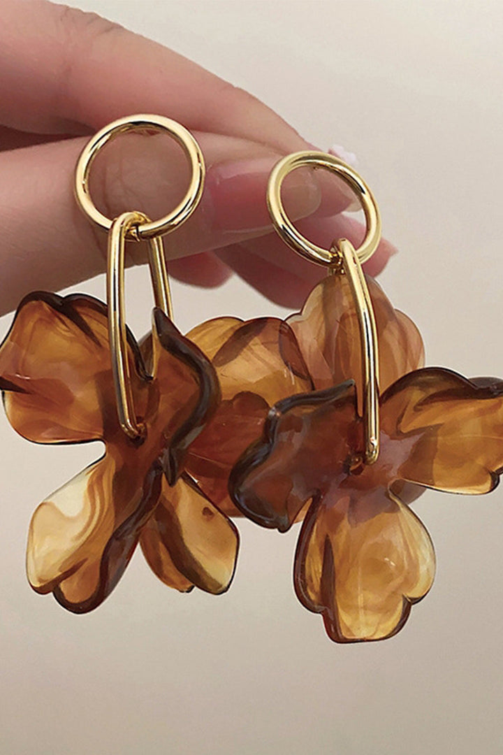 Náušnice se Závěsem ve Tvaru Květiny