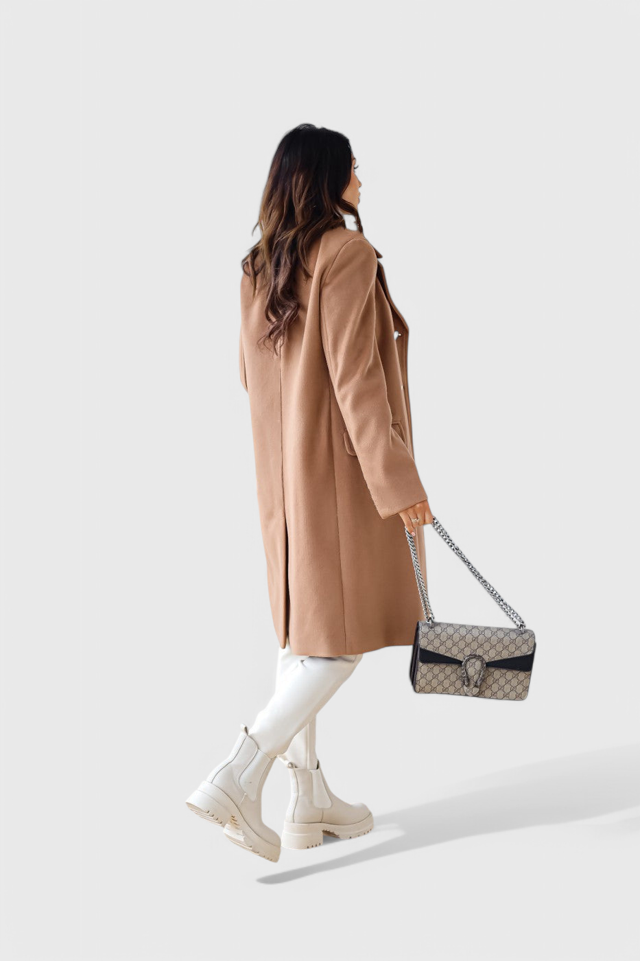 Isabel - Vlněný Klasický Kabát