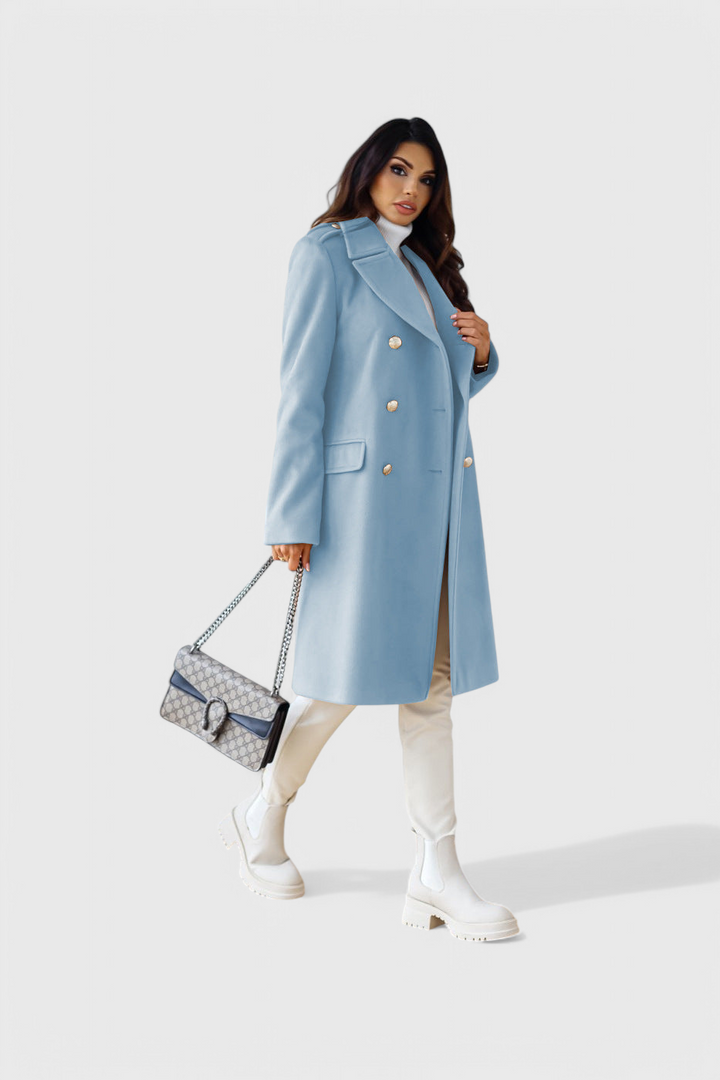 Isabel - Vlněný Klasický Kabát