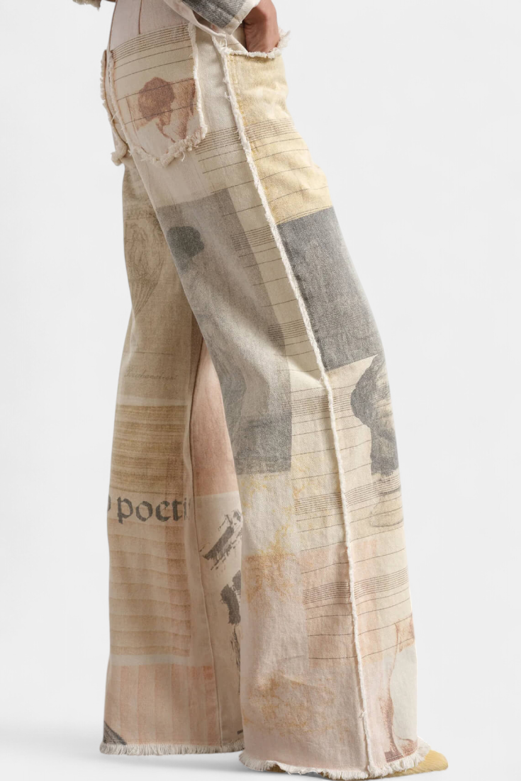 Paula | Plátěné Kalhoty