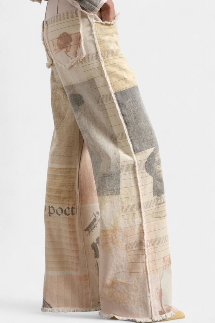 Paula | Plátěné Kalhoty