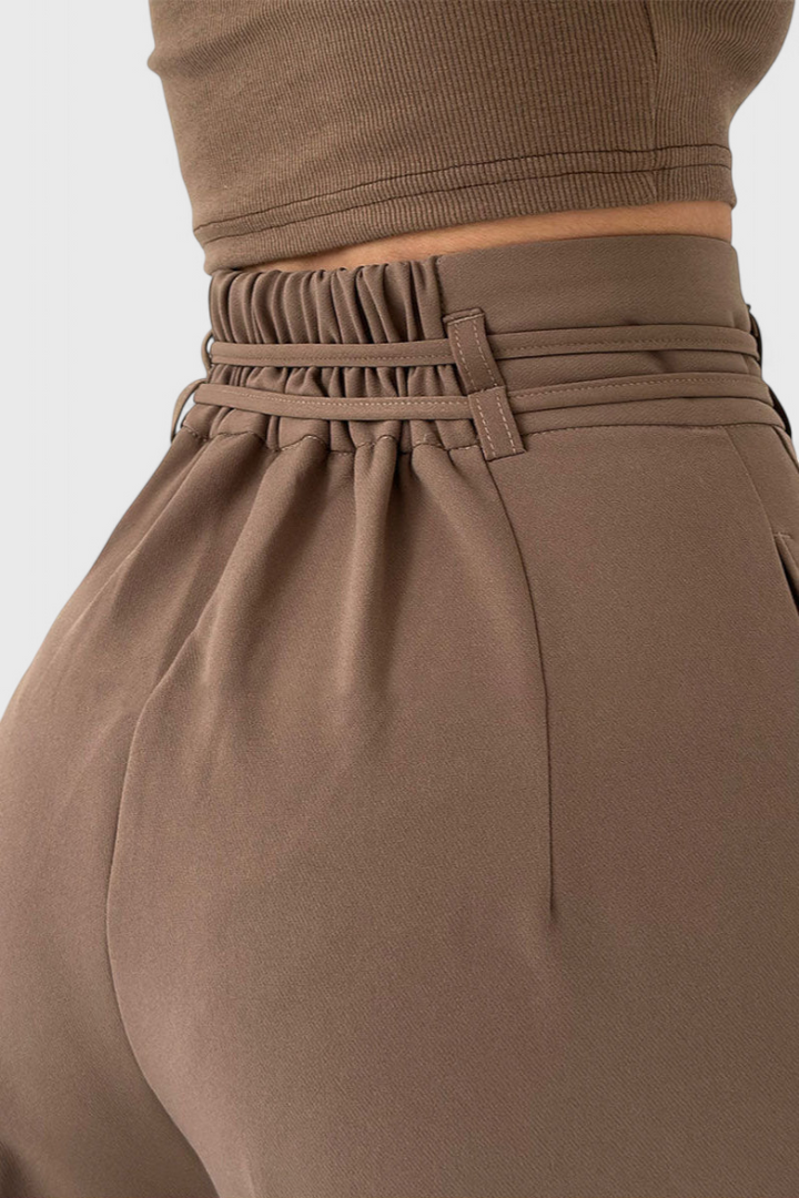 Sophie | Široké kalhoty s tkaničkami