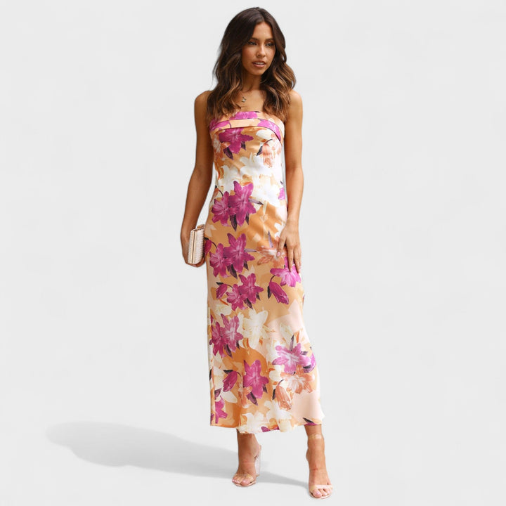 Carmen | Šaty z hedvábí bez rukávů