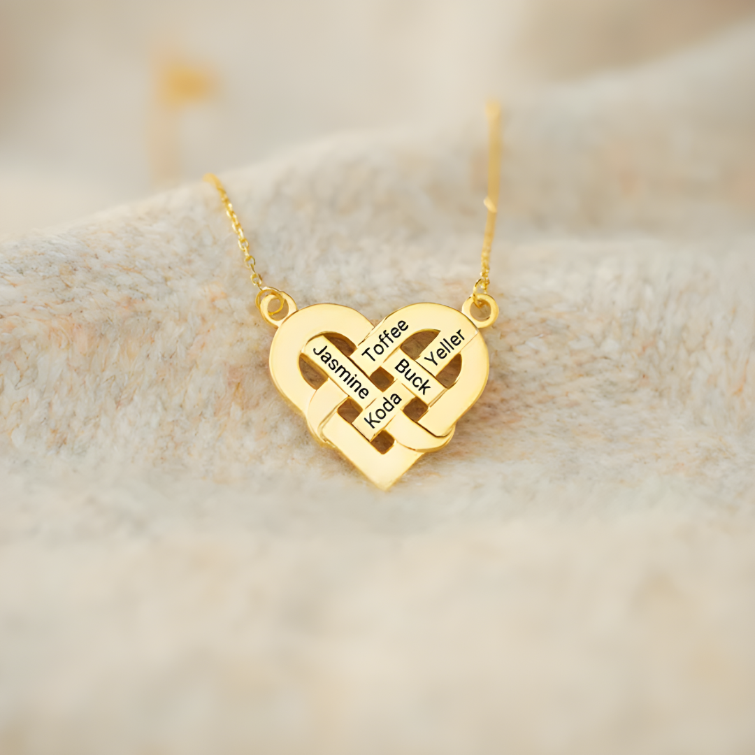 Náhrdelník Srdce s Jmény