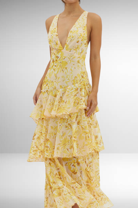 Marina | Elegantní Dlouhá Šaty pro Letní Styl bez Přípravy