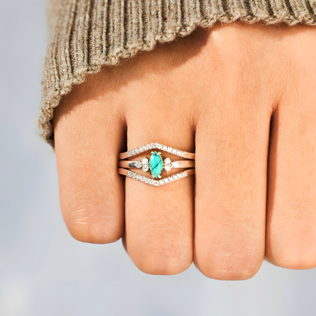 Set Doble Alma Turquesa