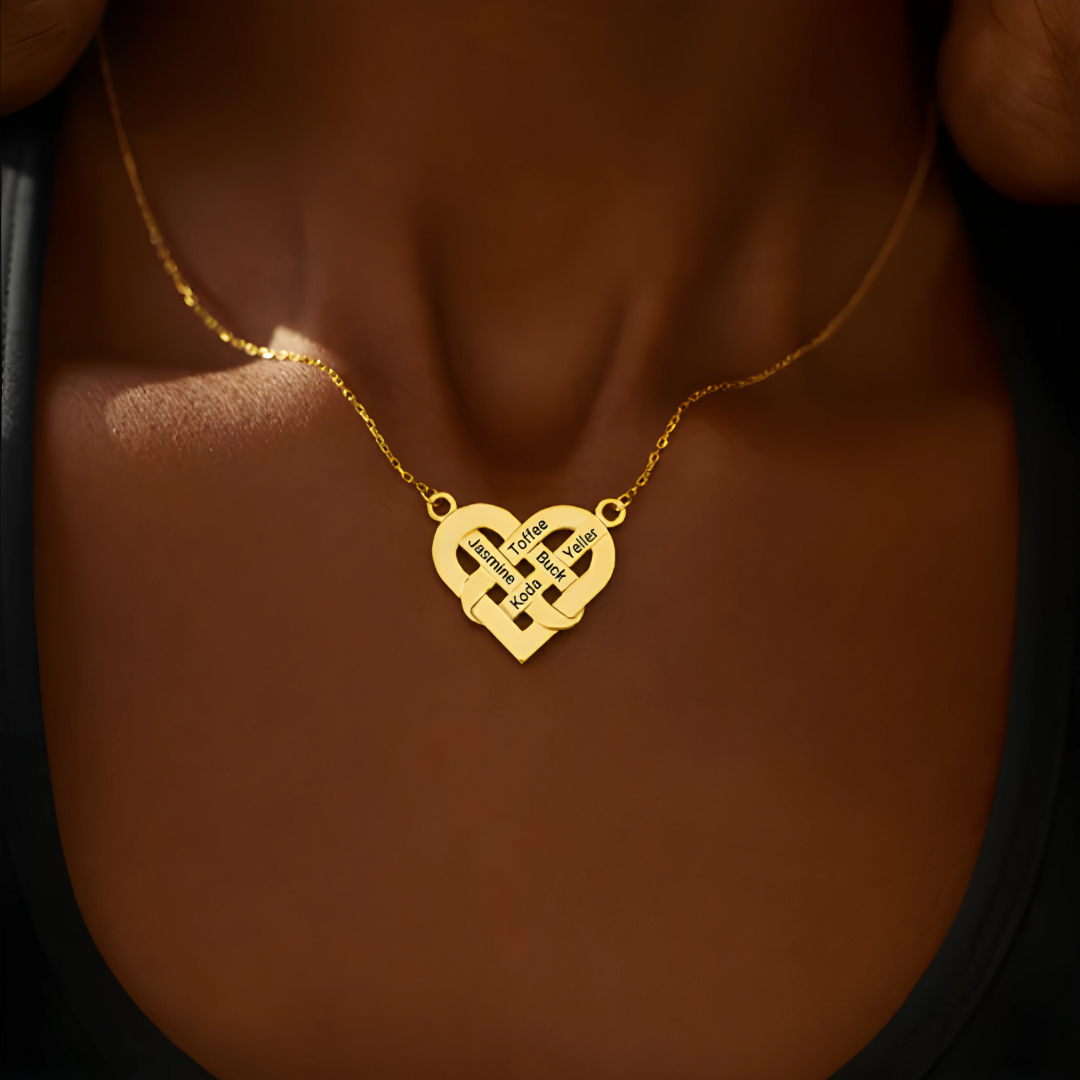 Náhrdelník Srdce s Jmény