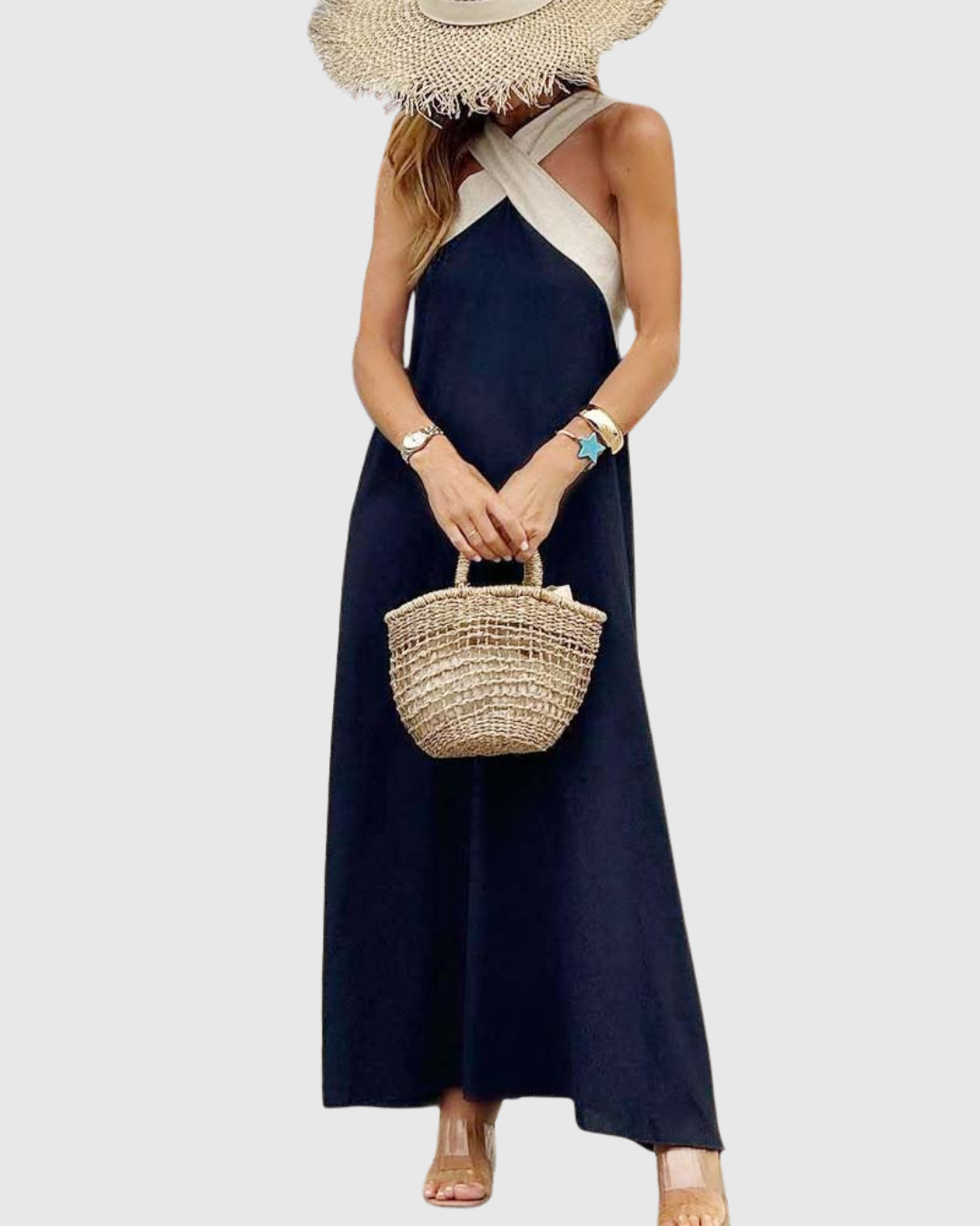 Orella | Šaty s křížovým výstřihem