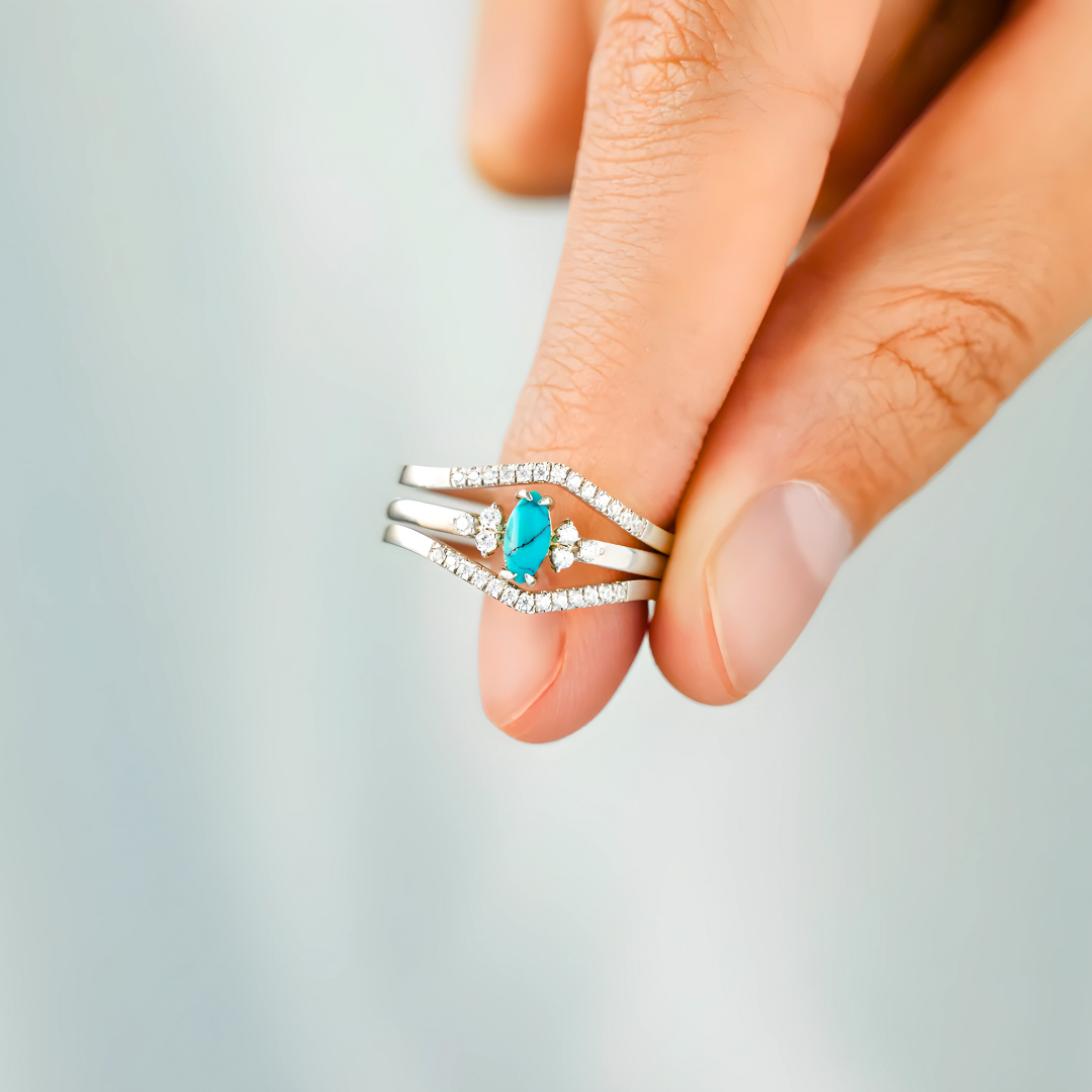 Set Doble Alma Turquesa