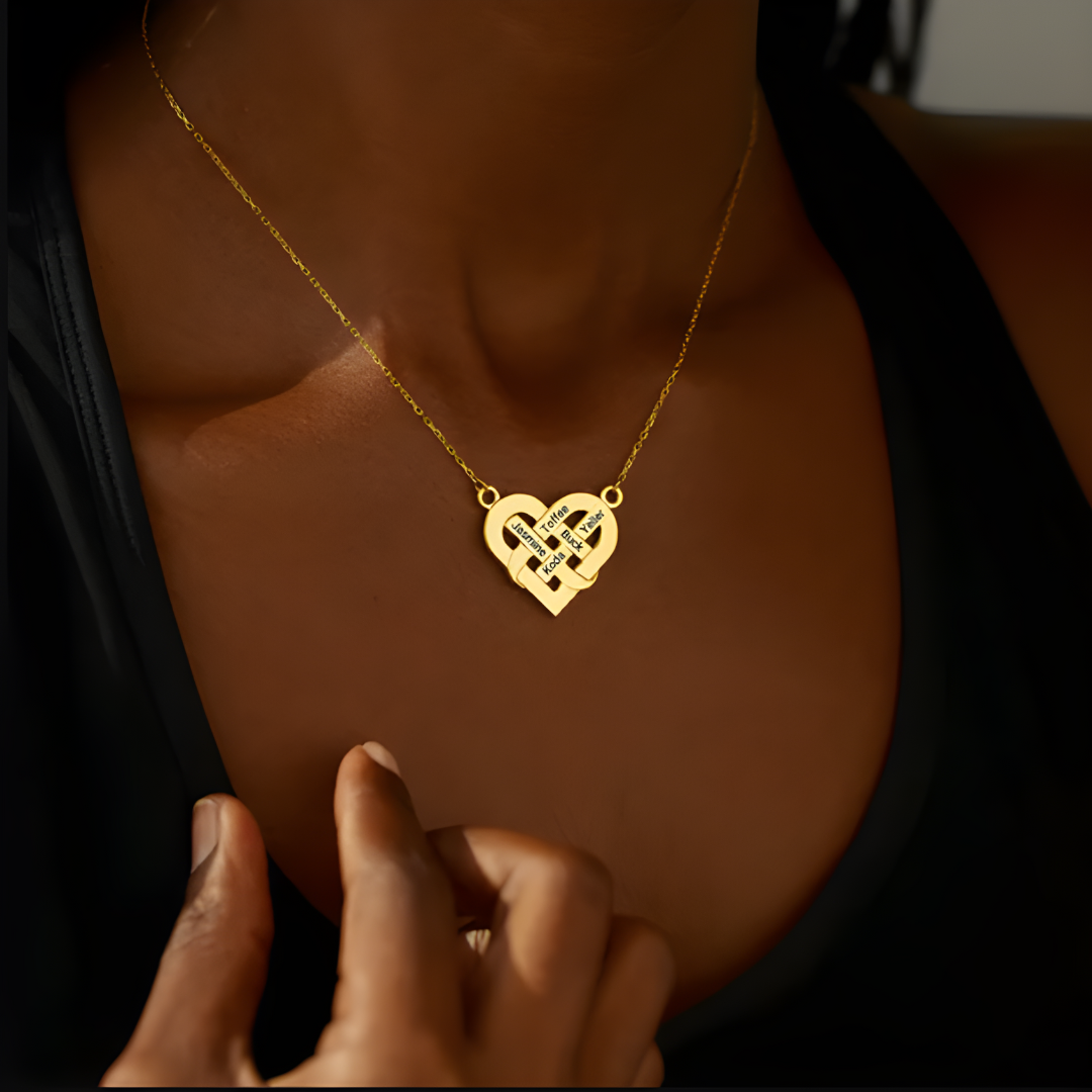 Náhrdelník Srdce s Jmény