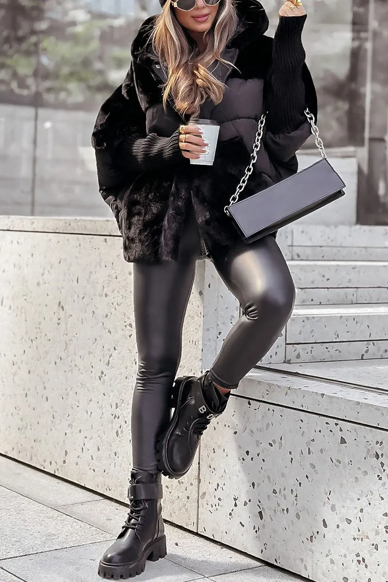 Ava | Elegantní plyšová bunda