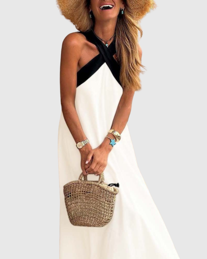 Orella | Šaty s křížovým výstřihem