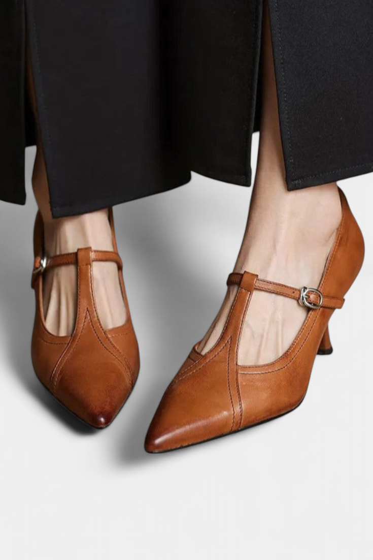 Sofia - Elegantní T-Bar podpatky