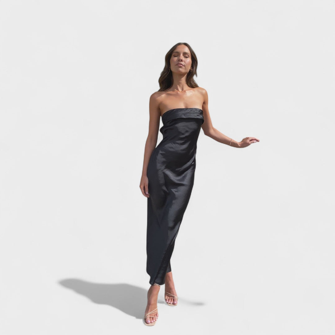 Carmen | Šaty z hedvábí bez rukávů