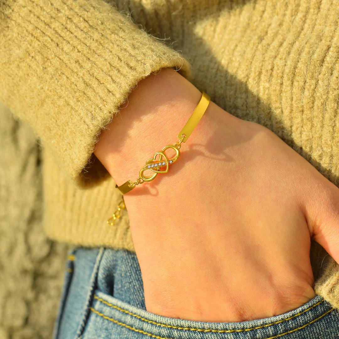 Mé vnučce – Uchovej mě ve svém srdci – Náramek věčnosti