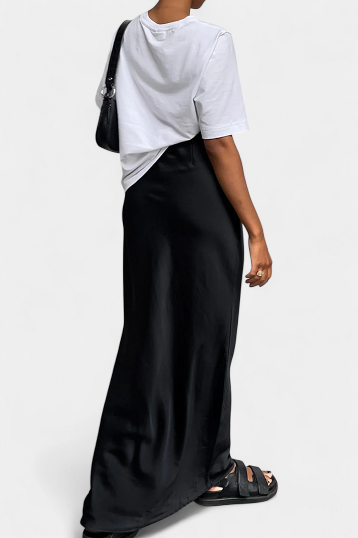 Fable | Maxi utilitární sukně s hladkým designem a vytříbeným stylem