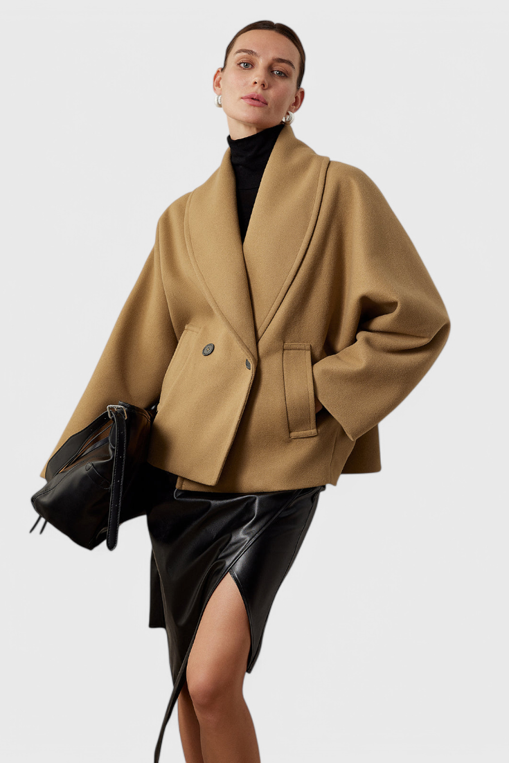 Valeria - Krátký vlněný kabát