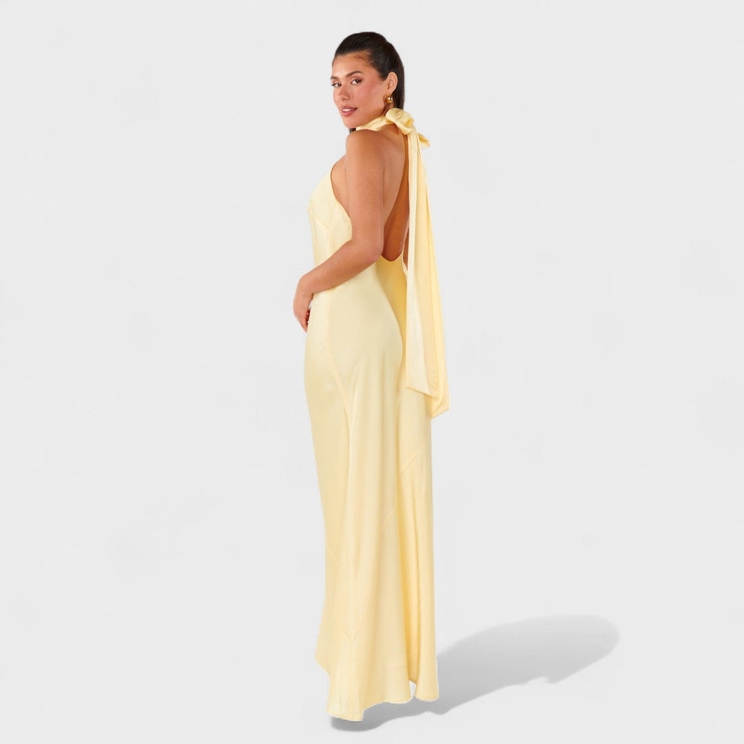 Martina - Šaty s saténovou mašlí