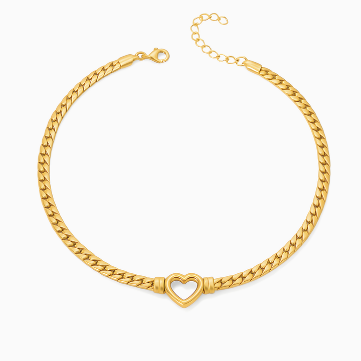 Náhrdelník Choker ve tvaru Srdce