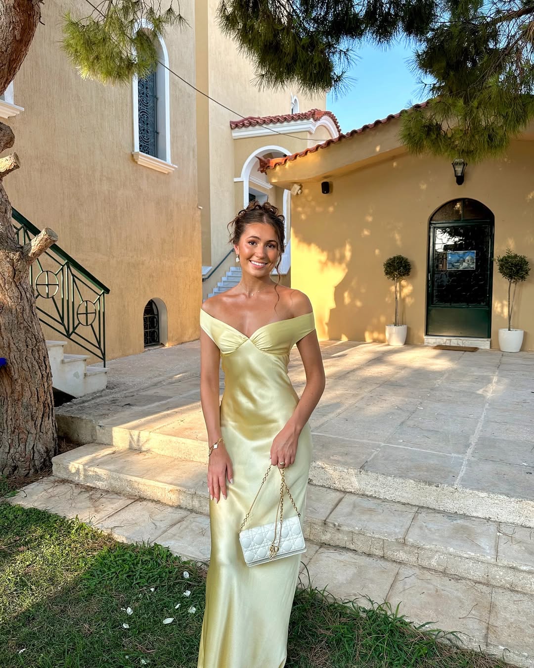 Bárbara | Dlouhá saténová šaty bez zad