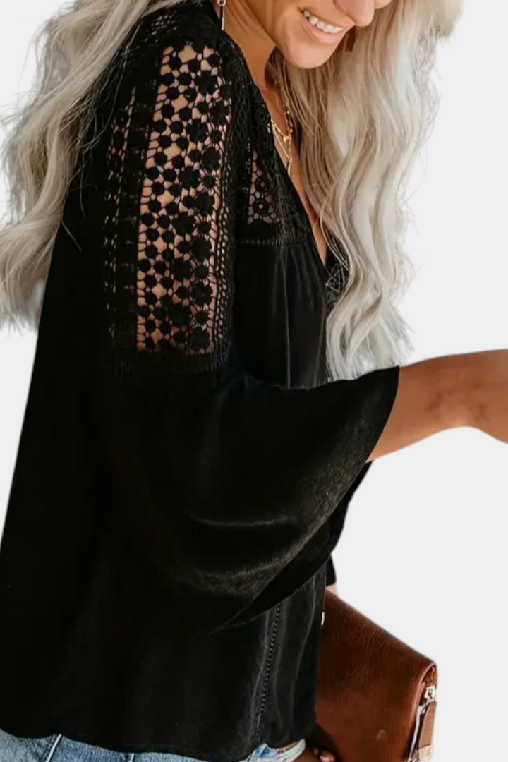 Esperanza | Krajková blůza Sunwoven