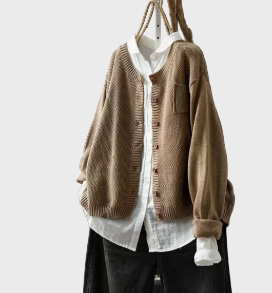 Měkká pletená vesta