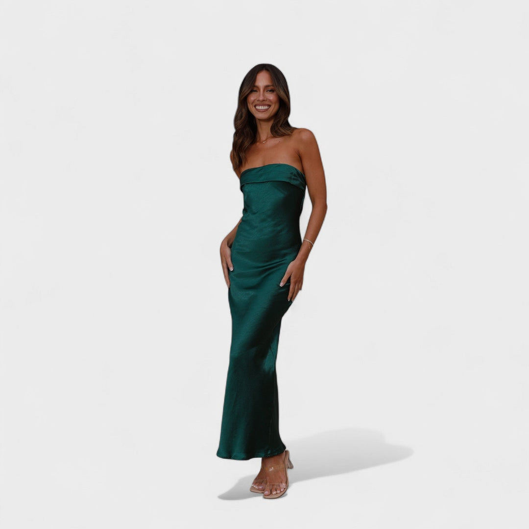 Carmen | Šaty z hedvábí bez rukávů