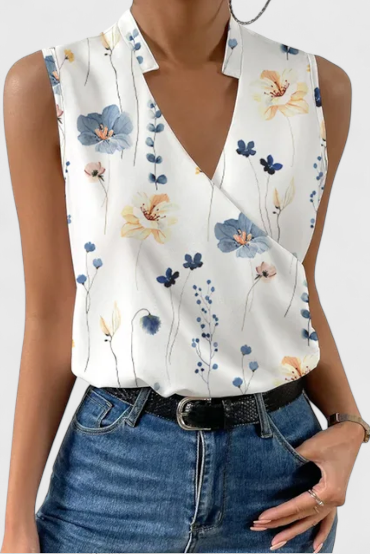 Maria | Letní Top s V výstřihem