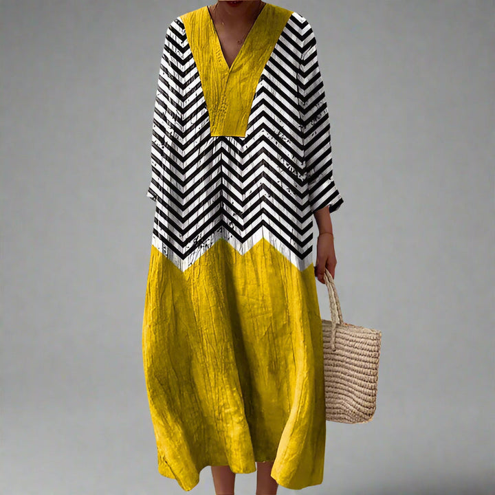 Carla | Elegantní geometrické šaty